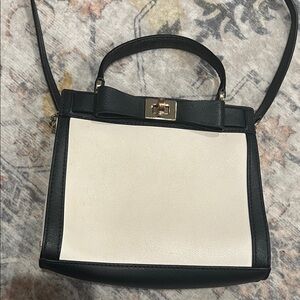 Kate Spade Black and Cream Crossbody Bag